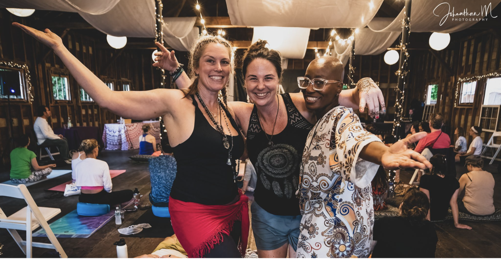 Om'ies chilling at The Om Festival in Vermont