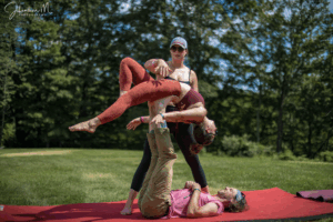 Acro Yoga at West Mountain Inn at The Om Festival Acro Yoga at West Mountain Inn at The Om Festival